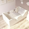 thumbnail image 6 of Toddler Bed, Child Bed for Kids with Extra Safty Broad, Standard Crib Size Toddler Bed, Certified Fabric Toddler Beds,Toddler Flood Bed, 6 of 9