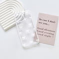thumbnail image 3 of AIR-Compatible with iPhone 14 Pro Case Cute Clear White Durable Ribbon Bowknot Pattern for Girls Women Soft TPU Transparent Full Camera Lens Shockproof Protective Phone Cover - White, 3 of 4