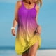 thumbnail image 2 of Vestido sin Mangas para las Mujeres Gradiente Impreso Vestido Maxi Largo Suelto, Vestido Casual de las Mujeres, 2 of 6