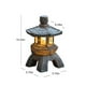 thumbnail image 3 of Estatua de jardín con forma de pagoda, decoración solar, farol de jardín, luces LED con luz solar simulada de pagoda., 3 of 8