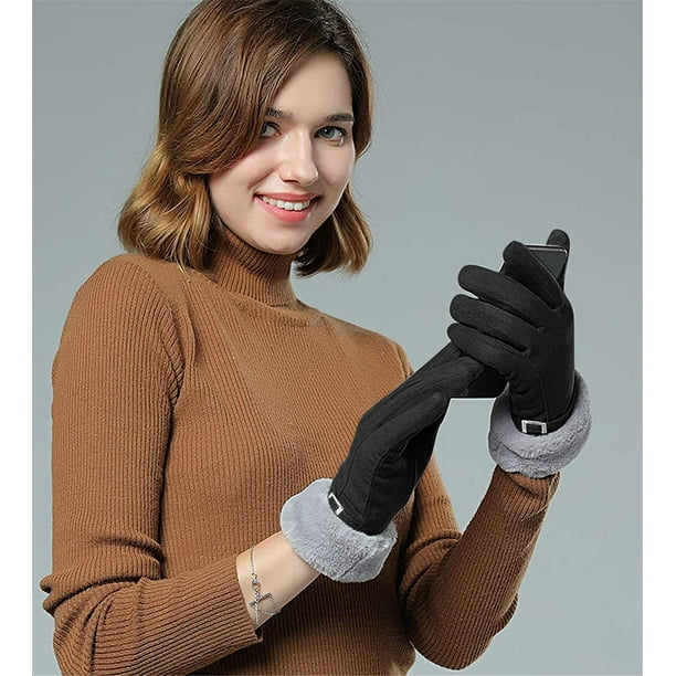 Ladies suede deals gloves