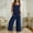 Navy women tank top pants set a1, variant on 2 Piece Set for Women Square Neck Sleeveless Tank Top Summer Outfits Wide Leg Pants Lounge Sets Casual Solid Basic Travel Airport Clothes Matching Tracksuit, Purple S