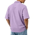 thumbnail image 3 of Polo Shirts for Men Cotton Pique Short Sleeve Golf Shirts Classic Casual Moisture Wicking Tops with Pocket, 3 of 8
