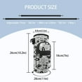 thumbnail image 7 of FOR U DESIGNS Dog Paw Water Bottle Carrier with Strap Cute Water Bottle Sling Bag for Kid Boys 4-6/6-8 Girls Elementary School Water Bottle Pouch with Phone Pocket, Gray, 7 of 7