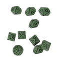 thumbnail image 2 of Juego de dados poliédricos de 10 Uds., juego de dados portátil con grabado fino para juegos de rol, juego de mesa de 10 caras, 2 of 5