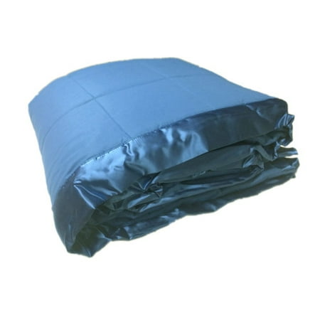 Satin Mini Blanket - Cozy Fleece Down Alternative All Seasons Blanket with Satin Trim