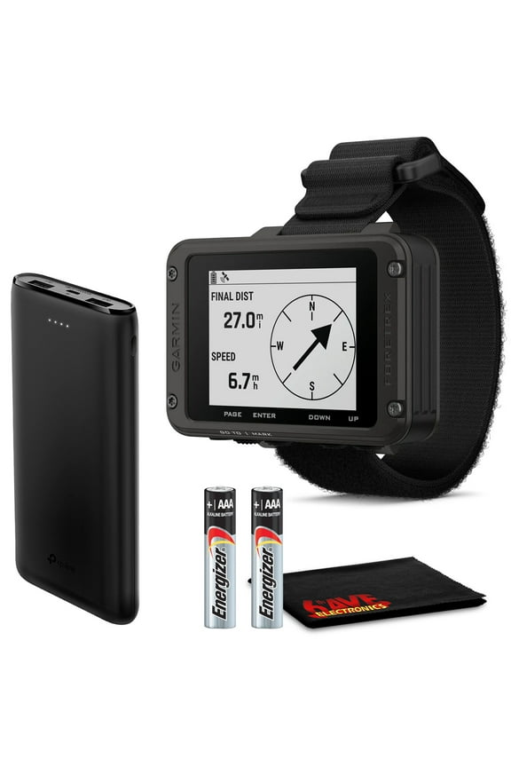 Foretrex 801 - Wrist-Mounted GPS Navigation with Strap for Hunting, Hiking & Military Men - Tactical Garmin Watch for Outdoor Recreation, Upgraded Multi-Band GNSS and Longer Battery Life