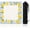 U0004647131.5"x31.5", variant on Strawberry Patch Mahjong Mat, Blue Checkerboard Tabletop Game Mat with