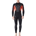 thumbnail image 1 of Naiovety Trajes de neopreno traje de buceo ultrafino de secado rápido para hombres y hombres traje de neopreno pantalones de manga larga protección Deportes acuáticos negro/naranja XXL Naiovety OD003281-10, 1 of 6