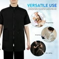 thumbnail image 4 of LOLIPPYY Smock Para Peluquería Y Cuidado De Mascotas Color Negro Transpirable Y Resistente, 4 of 8
