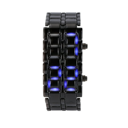 Led blue sales watch