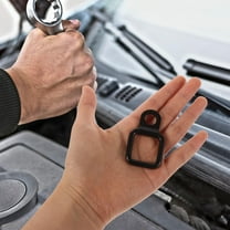 OUNONA 8pcs Heavy Duty D Rings for Car Trailer Tie Down Anchors Metal Anchor Hook for Car Trunk Cargo Replacement Tie Down D-Rings