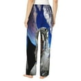 thumbnail image 3 of Bingfone Pajamas For Women,Astronaut In Outer Space Pajama Pants With Pockets-Medium, 3 of 9