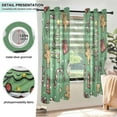 thumbnail image 3 of Yayeee Window Curtains Set of 2 for Living Room Light Filtering 63"x42", Christmas Cookies, 3 of 7