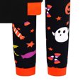 thumbnail image 4 of Gunia Halloween Pajamas Kids Boys Girls Skeleton Print Long Sleeve Top And Pants 2 Piece Pj'S Sleepwear Loungewear Black, 4 of 4