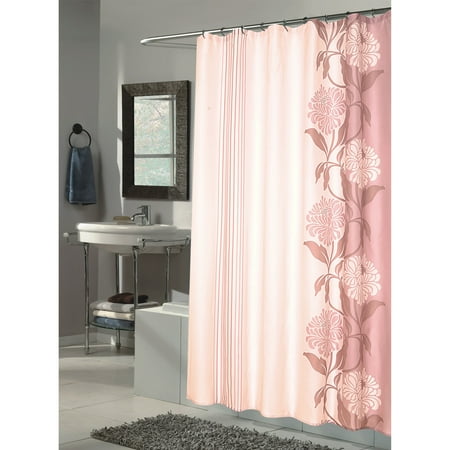 Carnation Home Fashions Chelsea Fabric Shower Curtain