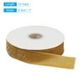 thumbnail image 2 of Uxcell Velvet Ribbon Single Face Spool Silky Velvet Fabric for Bouquets DIY Crafts Gift Wrapping Wedding Party Deep Khaki 1" x 10 Yard, 2 of 5