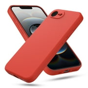 Elegant Choise iPhone 16e 2025 Silicone Case, Fine Hole Design for Ultimate Protection & StyleRed