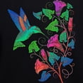 thumbnail image 3 of CafePress - Rainbow Hummingbird On Trumpet Vine - Kids Hooded Sweatshirt, Classic Hoodie, 3 of 4