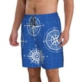 thumbnail image 2 of Fotbe Compass Trajes de Baño Estampados para Hombre, Shorts de Verano de Secado Rápido, Ropa de Playa, Bañadores-X-Large, 2 of 6