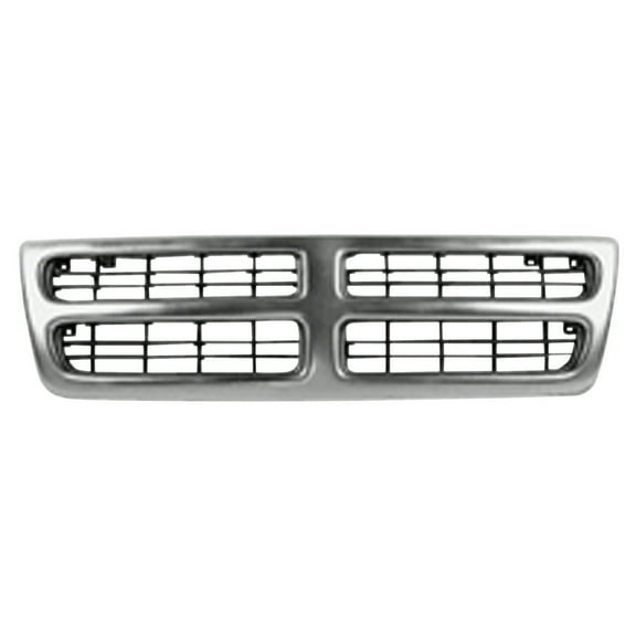 New Aftermarket  Premium Fit Chrome / Black Front Grille 55076540AD fits 1998 Dodge B1500