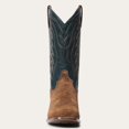 thumbnail image 4 of Men's Stetson Tobias Suede Boots Square Toe Handcrafted Brown, 4 of 7