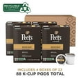 thumbnail image 2 of Peet,S Coffee, Medium Roast K-Cup Pods For Keurig Brewers - Single Origin Brazil 88 Count (4 Boxes Of 22 K-Cup Pods), 2 of 3