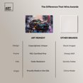 thumbnail image 6 of Porsche’s Vibrant Canvas Lux Car Paintings by Art Remedy, Gallery Wrapped, 36" x 24", 6 of 7