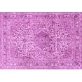 thumbnail image 1 of Ahgly Company Indoor Rectangle Medallion Pink Traditional Area Rugs, 5' x 8', 1 of 4