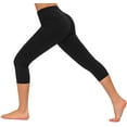 thumbnail image 4 of High Waisted Leggings for Women Tummy Control Workout Running Yoga Pants with Pockets, 4 of 7