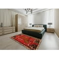 thumbnail image 4 of Ahgly Company Indoor Square Traditional Sienna Brown Animal Area Rugs, 5' Square, 4 of 6