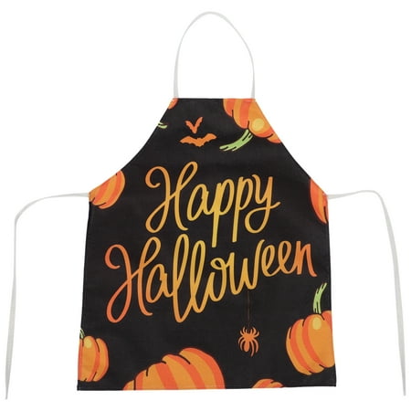 

Hemoton 1Pc Halloween Style Printed Aprons Decorative Apron Halloween Party Supply