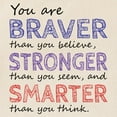 thumbnail image 2 of CafePress - Braver Stronger Smarter Tote Bag - Unisex Canvas Tote Bag, Beige, 1-Piece, 2 of 6