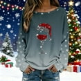 thumbnail image 1 of MHFRRA Sudadera con Capucha Sin Cabeza Atmosphere para Mujer Marina de Guerra, 1 of 4