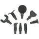 thumbnail image 5 of 1set Fitness Massager Head Creative Massage Adaptador Fascia Massager Head Black, 5 of 7