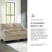 Signature Design by Ashley Furniture SimpleJoy Sand Loveseat