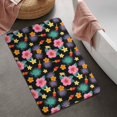 thumbnail image 2 of Pioneer Flower Floral Print Pattern Bathroom Rugs Mat, Non Slip Microfiber Bathroom Rug with Rubber Backing, Soft Mats for Bathroom Floor Tub Shower, 20"x32", 2 of 5