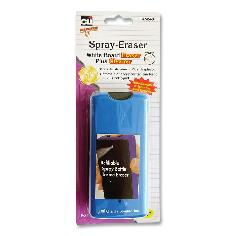 Magnetic Whiteboard Spray Eraser, 2.25 x 1.5 x 6 Magnetic Whiteboard Spray Eraser, 2.25 x 1.5 x 6