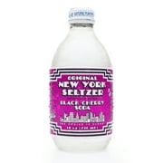 New York Seltzer Black Cherry Soda 12-bottle Case