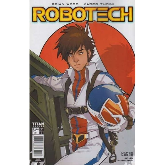 Robotech (Titan) #1B VF ; Titan Comic Book
