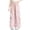Q179 Pink, variant on Glisme Little Girls Trousers Solid Color With Pockets And Drawstring Autumn Loose Fit Girls Flare Leg Pants Size 5-6 Years