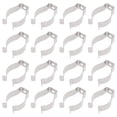 thumbnail image 1 of 20pcs U Clip Holder Metal Pipe Clamp LED Fluorescent Tube Mounting Accessories, 1 of 9
