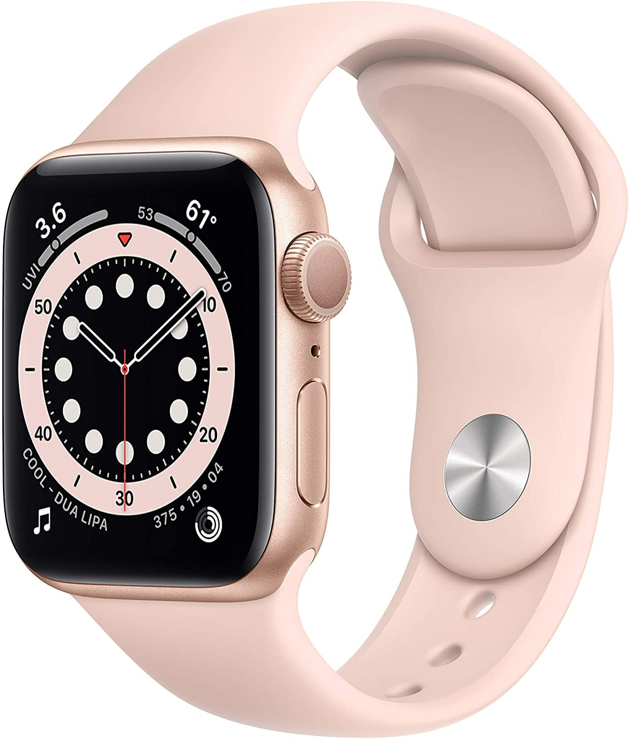 Restored Apple Watch Series 6 GPS + Cellular, 44mm Gold Aluminum