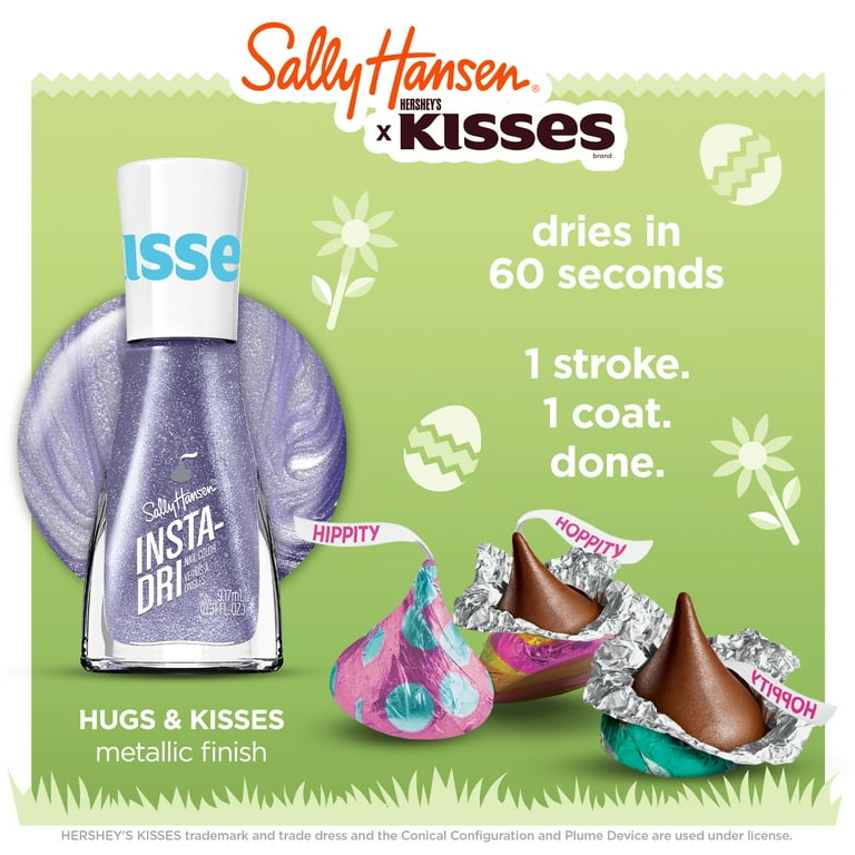 Sally Hansen Insta-Dri x Hershey's Kisses Nail Polish, HUGS