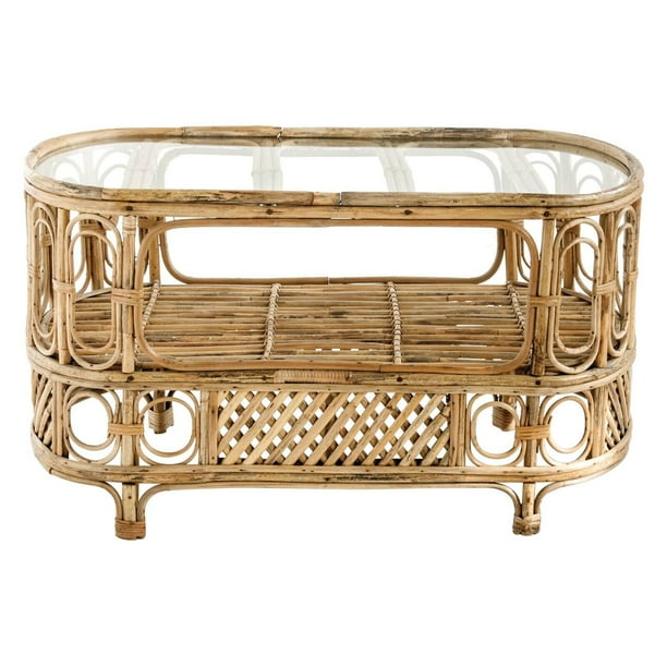 3r Studios Glass Top Bamboo Coffee Table Com - Bamboo Glass Top Coffee Table 3r Studios Glass Top Bamboo Coffee Table Com - Bamboo Glass Top Coffee Table