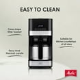thumbnail image 5 of Melitta Aroma Tocco Thermal Coffee Maker Stainless Steel Programmable Coffee Maker 8 Cups, 5 of 9