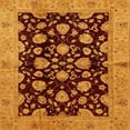 thumbnail image 1 of Ahgly Company Indoor Square Abstract Red Abstract Area Rugs, 6' Square, 1 of 6