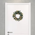 thumbnail image 6 of Bobasndm Artificial Wreath with Light Easy to Use PVC Snow Bristle Pine Cone Round Garland Decor for Front Door, 6 of 9