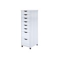 thumbnail image 1 of Adeptus - Drawer cabinet - mobile - narrow - 8 drawers - solid pine - whitewash, 1 of 9
