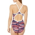 thumbnail image 2 of Tyr All American Diamondfit Swimsuit Red/White/Blue Size 28, 2 of 2